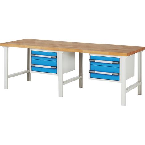 eurokraft pro, Établi, système modulaire Série 7000, 4 tiroirs (1/2)