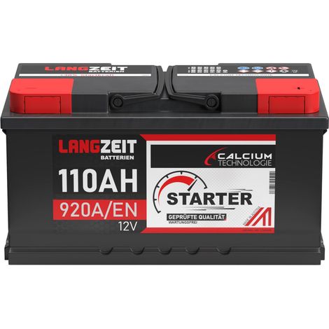 Langzeit Starter Autobatterie 110Ah 12V