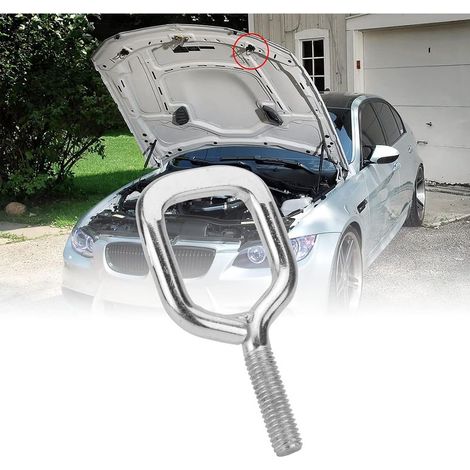 Hood lock bracket 51237008756 compatible with BMW 3 Series M3 E60 E61 E64 E87 E90 (1/5)