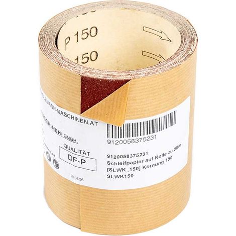 Rollo de lija de corindon 100mm x 5m 150gr