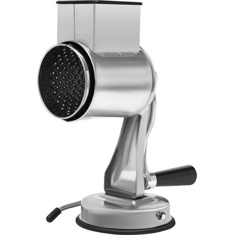 HAUTOUR Râpe Rotative Manuel Multifonction avec 5 Lames en Acier Inoxydable, Trancheur pour Fruits et Légumes, Lavable au Lave‑vaisselle (1/5)