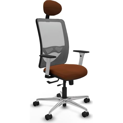 Silla de oficina piqueras y crespo Zulema blanco espuma alta densidad (1/2)
