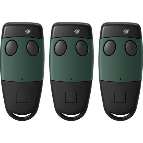 3-teiliges Torfernbedienungsset für Cardin S449-QZ2, vorcodiert, 433 MHz, 2 Kanäle, Toröffnung per Fernbedienung, ersetzt Modell TXQ4492P0