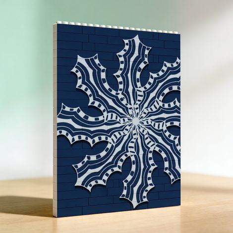 Cadre en briques à assembler soi‑même pour adultes, cadeau pour anniversaire (1/5)