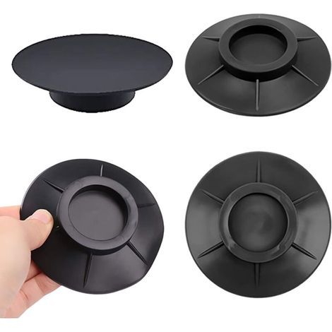 [JAMAIS UTILISÉ] Lot de 4 amortisseurs de vibrations en caoutchouc - Tapis de protection en silicone - Tapis anti-vibration pour machine à laver (1/4)