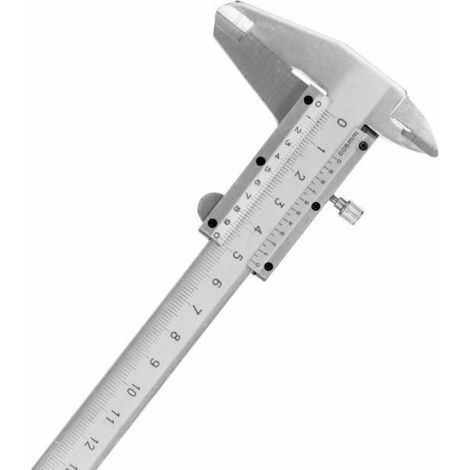 Vernier Caliper 0-150mm Acier au Carbone, Outil de Mesure Jauge Micrométrique Haute Précision Accessoire Mesure Cuneary (1/5)