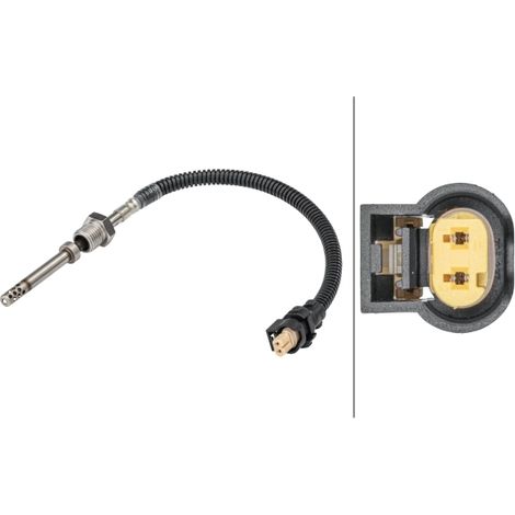 Capteur, température des gaz Hella 6PT 358 181-671 MERCEDES-BENZ 0009057104