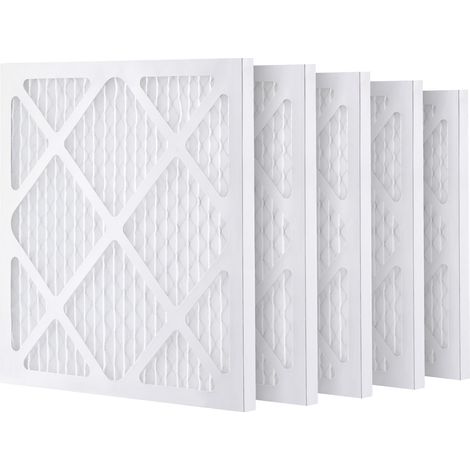 Pré-filtres de protection, lot de 5, remplacement de filtre à air 400x400 mm, filtres étape 1 compatibles avec l'épurateur BlueDri VEVOR, purificateurs d'air, équipement restauration dégât eaux (1/5)