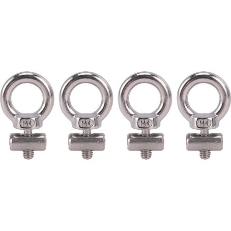4 butées rail auvent M4x6mm inox – Arrêts extrémités camping-car motorhome tente rail, protection (1/5)