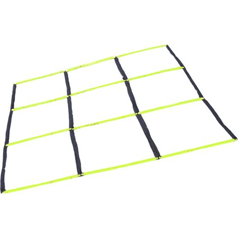 Échelle d'agilité multifonctionnelle à 9 grilles pour entraînement sportif, fitness et exercices de pieds, entraînement durable (1/5)