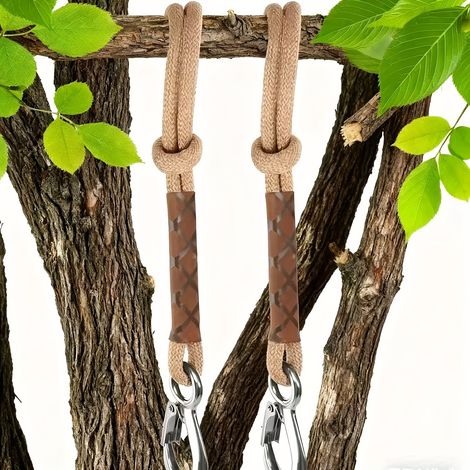 Lot de 2 Accessoires Hamac Ceintures - Facile à Monter Int/Ext - Idéal pour Amateurs de Camping & Randonnée (1/5)
