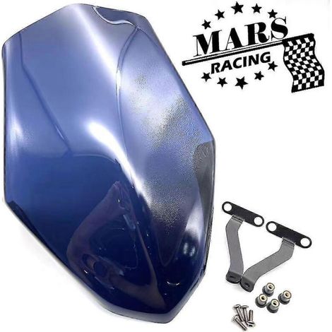 Pour Honda CB500F (2015-2020) : pare-brise, kit déflecteur en aluminium, gris foncé. (1/5)