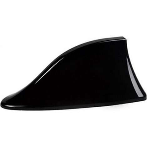 Antenne D'aileron De Requin De Toit En Abs Noir, Antenne De Signal Radio, Adapte  La Plupart Des Voitures