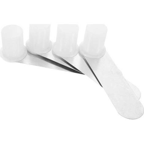 Base en acier inoxydable (4 pièces) pour support de moustiquaire (1/5)