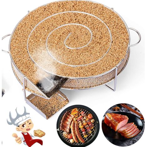 Generador de humo frío para ahumadores, ahumado de carne, pescado, limpieza de parrillas de barbacoa (1/5)