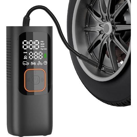 Pompe à air portable sans fil pour voiture électrique