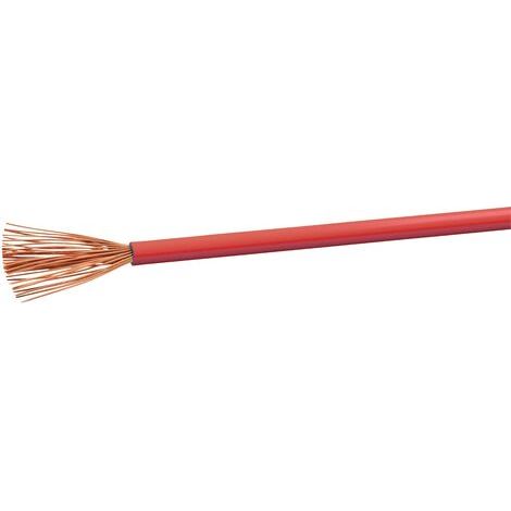 Câble gainé H05V-K VOKA Kabelwerk H05VK1RT 1 x 1 mm² rouge 100 m Y121871 (1/4)
