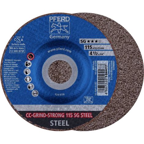 Millstone Grind 115 Millimetri Cc-Forte-Steel Pferd (1/5)