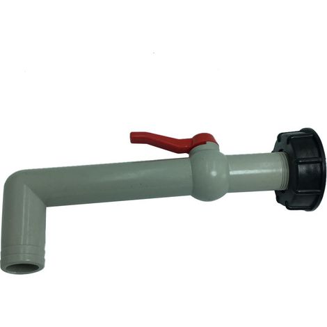 Adaptateur D'eau Du Robinet De Valve De Réservoir IBC 1000L 60mm 1 Pouce Allongé à 90 Degrés (1/5)