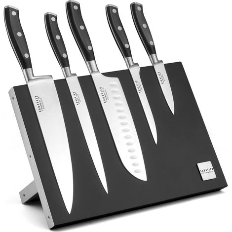 Vulcano - Bloc magnétique 5 couteaux de cuisine (1/5)