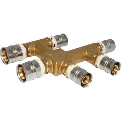 Fränkische Kreuzungs-T-Stück alpex F50 PROFI 20-16-16 ohne Dämmbox, 86920338