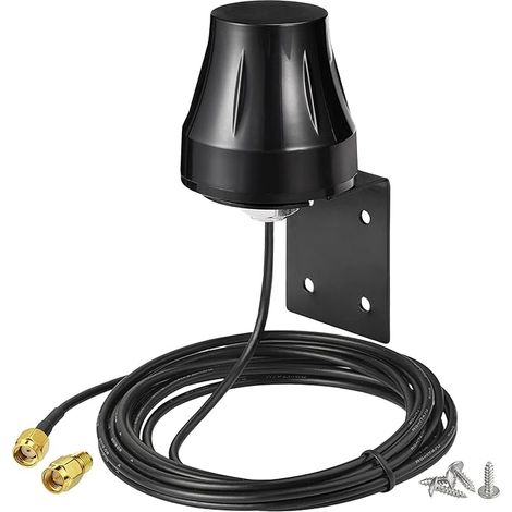 Bingfu Antenne WiF Camerai Exterieur 2.4GHz 5.8GHz Bibande Omnidirectionnelle MIMO RP-SMA et SMA Mâle Montage Mural pour Caméra IP de Sécurité Amplificateur Routeur WiFi Moniteur d'Énergie (1/5)