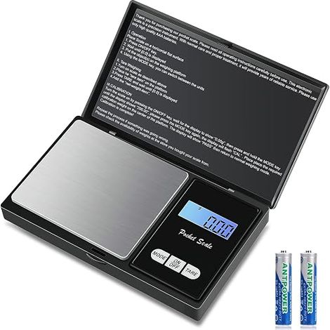 Scale 500g/0.1g - Pocket with Backlit LCD Display (1/5)