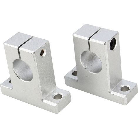 2 Stück SK16 Linearschienen-Wellenhalterung, vertikaler optischer Achsenhalter (1/5)