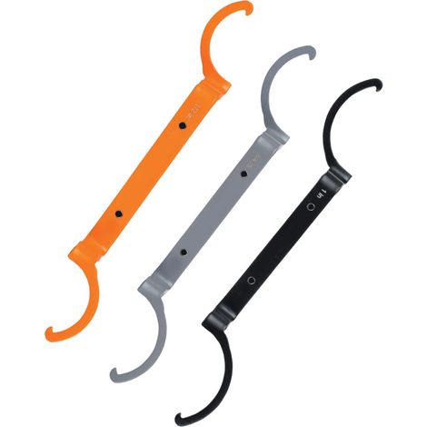 3-teiliges Kontermutternschlüssel-Set 1 Zoll, 1/2 Zoll, 3/4 Zoll, aus legiertem Stahl, Kabelkanal-Sicherungsschlüssel-Set (1/5)
