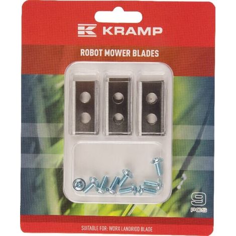 Lame de robot tondeuse Worx x 9pcs - 3543-01 ref FGP470004