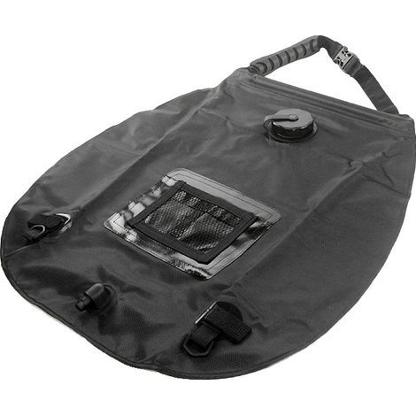 Black Camping Shower, Solar Camping Shower Bag, Camping Shower Bag, Hiking and Travel Showers, with Switchable Solar Water Heater Shower Head for Hiking and Beach Trips (1/5)