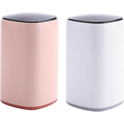 CCYKXABoîte à Cure-Dents Automatique 2pcs en Plastique Cuisine Familiale, Rangement Organisé pour Cure-Dents et Coton-tiges, Différentes Couleurs Couleu (1/5)