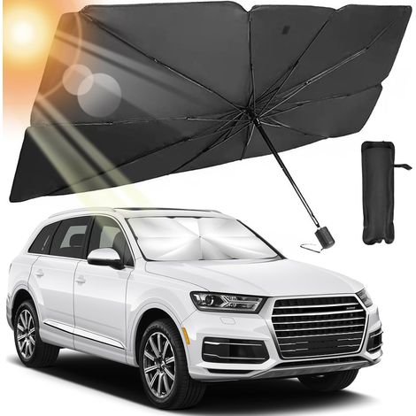 Pare-Soleil Pliable pour Voiture - Parapluie Parasol Avant Compatible avec SUV (120cm) (1/5)