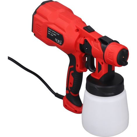 Pulvérisateur pistolet peinture maison portable à corps séparé atomisation haute pression meubles armoires 550W 800ML prise UE 220V (1/5)