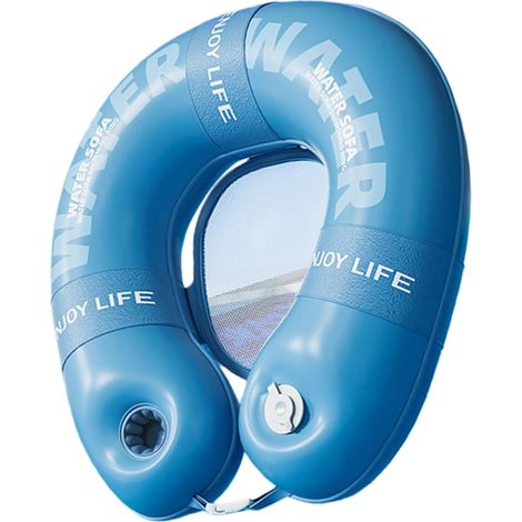 Hamac gonflable en PVC épais pour adultes avec 3 options de couleur, parfait pour la piscine, la plage et la relaxation en plein air (1/5)