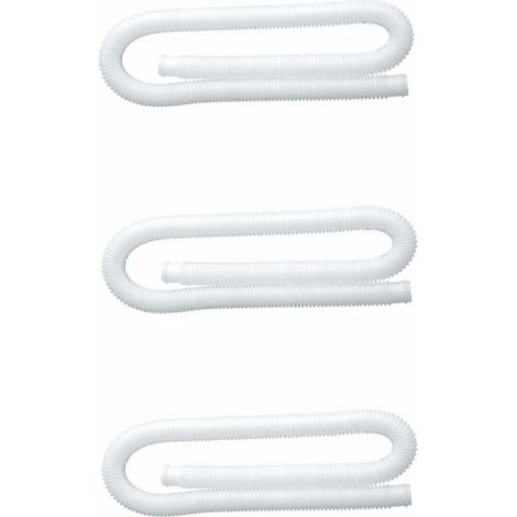 Ecleanfy - Lot de 3 tuyaux de rechange 32 mm x 150 cm pour pompe filtre piscine (compat. Intex 607/637) (1/2)