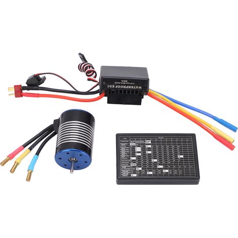 Accessoires pour voitures miniatures radiocommandées 1/10 : moteur RC à faible consommation d'énergie et à faible bruit. (1/5)