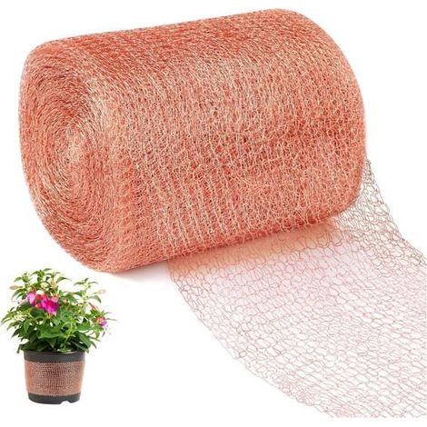 Schneckenschutzband, 12,7 cm x 6 m, doppellagiges Kupferband, effektive Barriere gegen Schnecken.