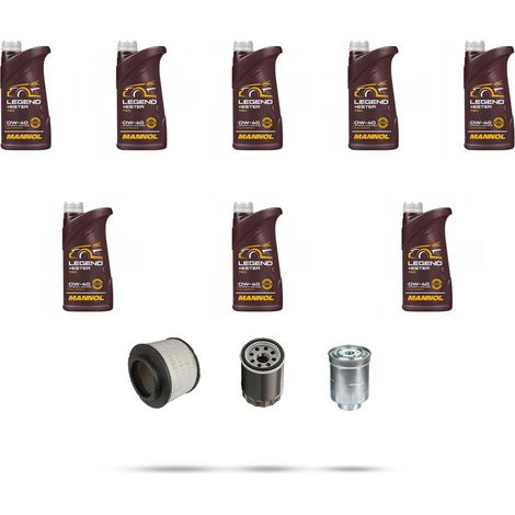 Kit tagliando 3 FILTRI e 8L OLIO compatibile con Mazda BT-50 3.0 115kw dal 2007 (1/4)