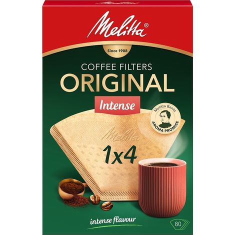 Melitta Filtro per caffè Gourmet Intense 1x4 compostabile