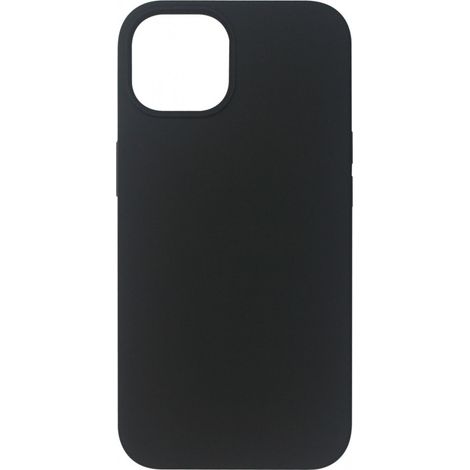 Coque eSTUFF infinite riga pour iPhone 14, noire. Composition : 51 % de polycarbonate recyclé, 25 % de silicone recyclé. ES67120021