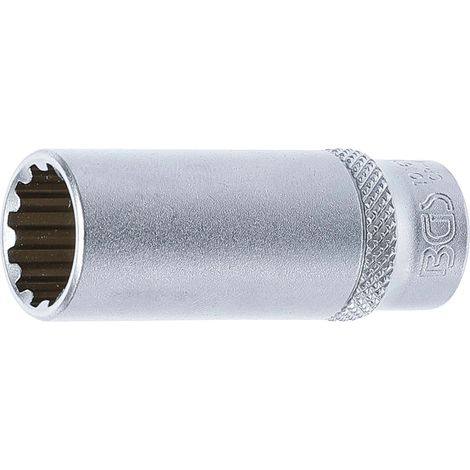 Llave de vaso Gear Lock, larga  entrada 6,3 mm (1/4")  13 mm (1/3)