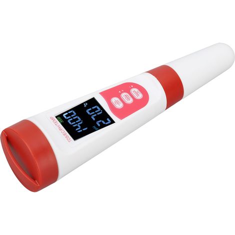 4-in-1-Wasserqualitätstester: pH-Wert, TDS, EC-Wert, Temperatur. Wasserqualitätsdetektor für Schwimmbäder, Trinkwasser, Aquarien und Hydrokultursysteme. (1/5)
