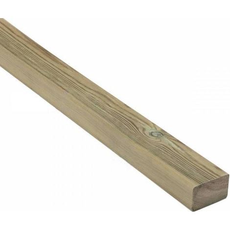 Lambourde en pin traité classe 4 vert 45x70mm – Longueur 2400mm – Pour terrasses durables et structures solides