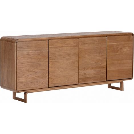 Buffet en bois d'orme marron antique - Marron antique (1/5)