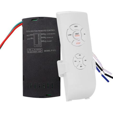 Universeller Deckenventilator mit Fernbedienung 110V/220V, drahtloses Verteilerset für Zuhause/Büro/Hotel/Mittagessen (1/4)