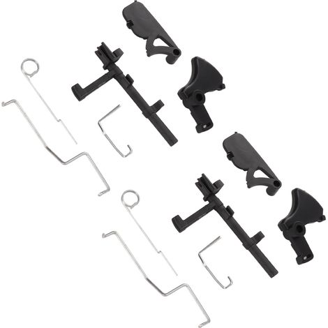 Kit de 2 pièces comprenant une gâchette d'accélérateur, une tige de starter, un interrupteur et un ressort de gâchette, compatible avec les tronçonneuses MS170, MS180, 017 et 018.