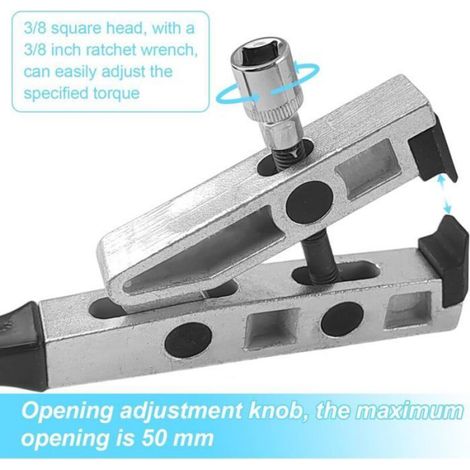 Pince À Soufflet D Essieu - Acier Au Carbone - Plage De Serrage 50 Mm - Pour Installation Colliers De Serrage - 1 Pièce (1/4)