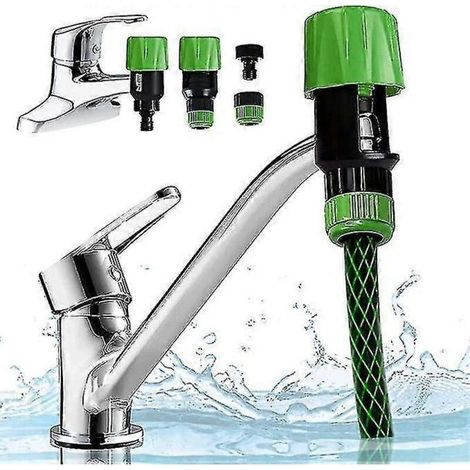 Adaptateur universel rapide pour tuyau de jardin et d’arrosage cuisine – Raccord fileté compatible robinet standard (22 mm), étanche et robuste, facile à installer (1/5)