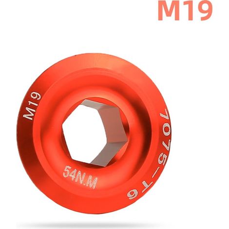 Couvercle De Vis De Pédalier - M15 M18 M19 M20 - Pour Pédaliers À Axe Creux - 1 Pièce (1/5)